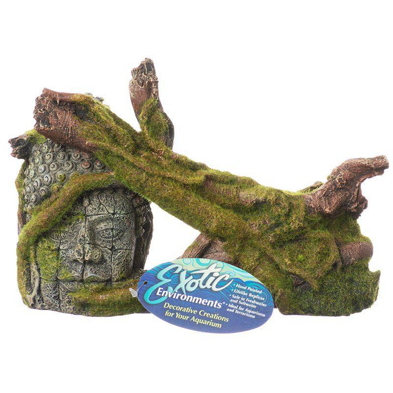 Exotic Environments Moss Covered Ruin & Roots-Animals & Pet Supplies-BimBimPet-