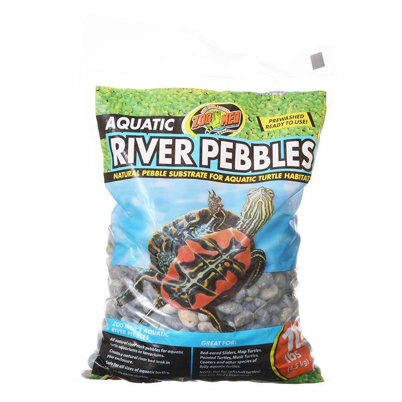 Zoo Med Aquatic River Pebbles-Reptile-Zoo Med-10 lbs-