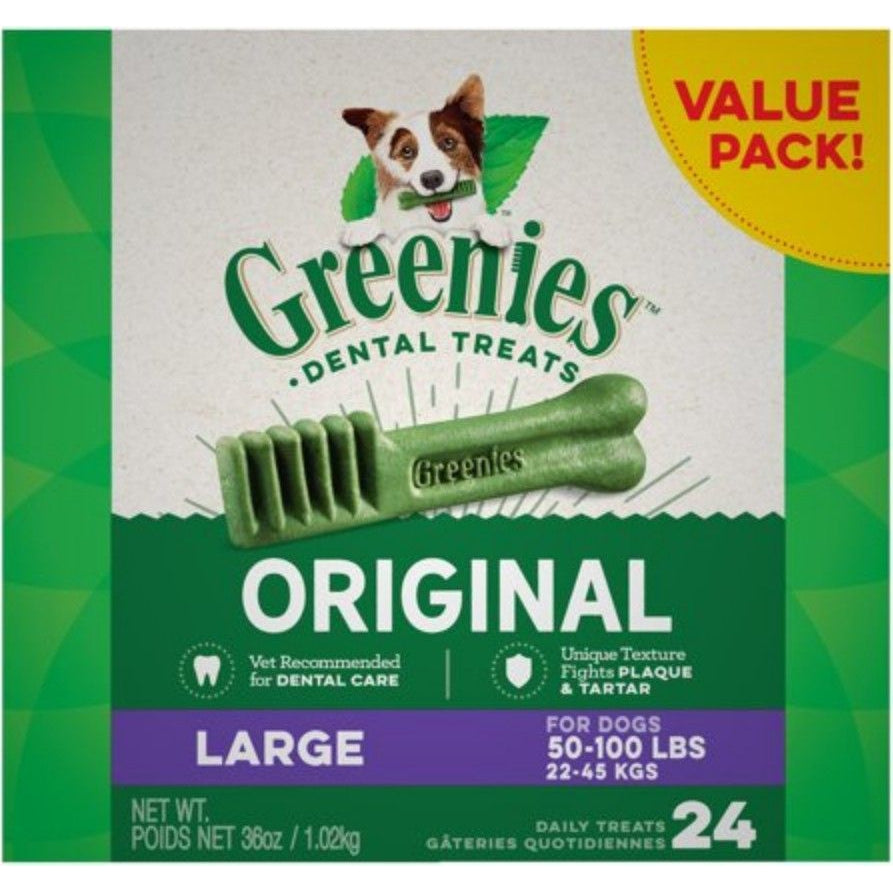 Greenies Large Dental Dog Treats-Dog-Greenies-24 count-