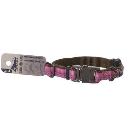 K9 Explorer Reflective Adjustable Dog Collar - Rosebud-Dog-Coastal Pet-8"-12" Long x 5/8 Wide-