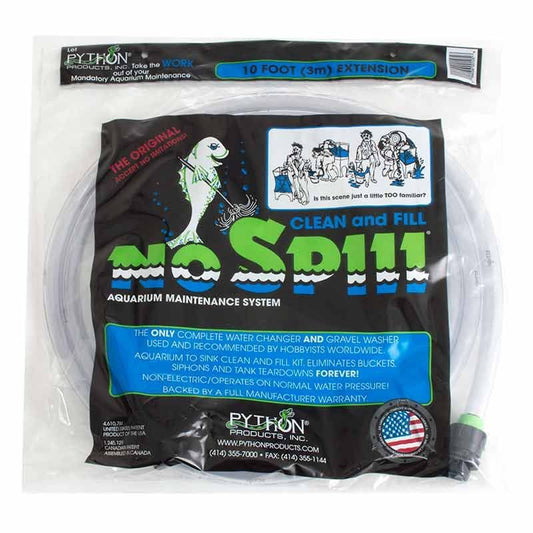 Python No Spill Clean & Fill Extension Tube-Fish-Python Products-10' Extension-