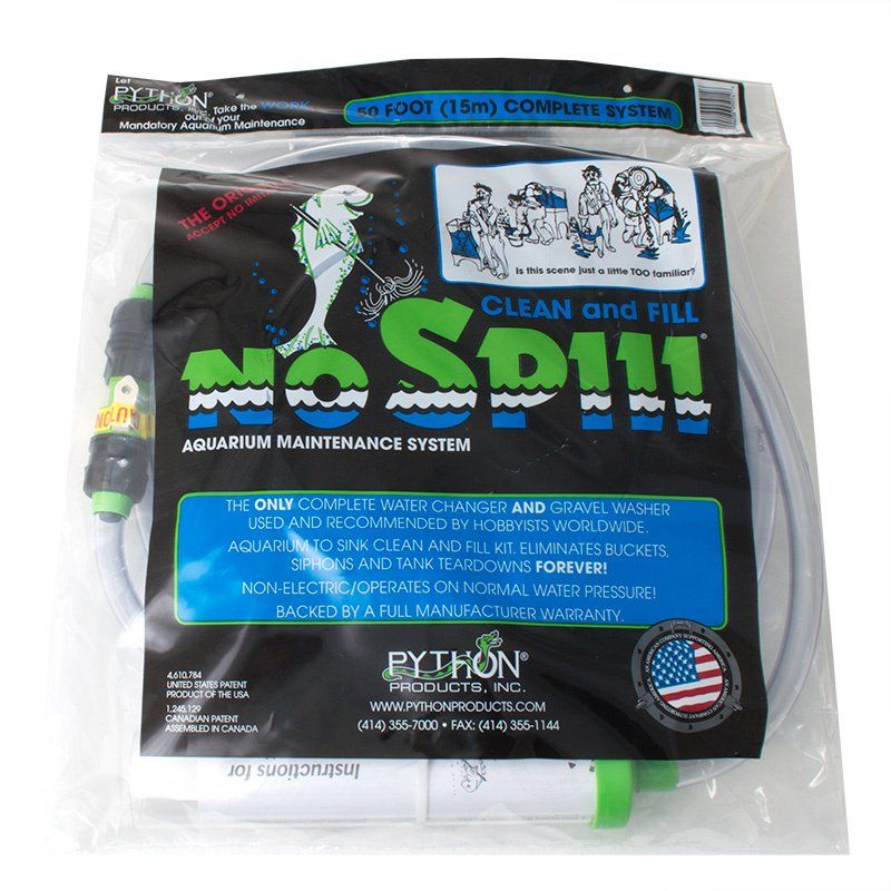 Python No Spill Clean & Fill Gravel Cleaner-Fish-Python Products-50' Kit-