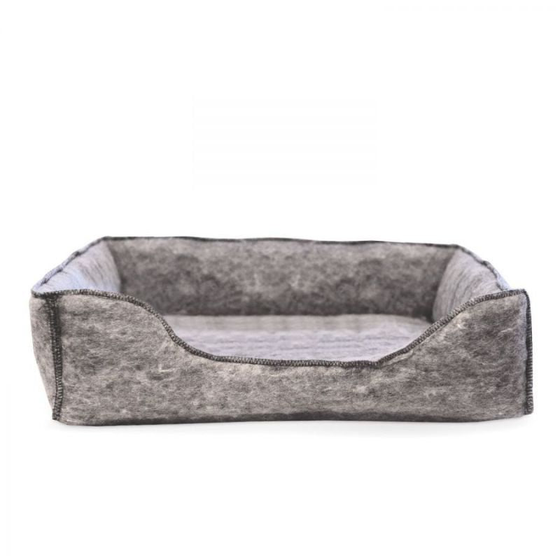 K&H Amazin' Kitty Lounge Sleeper - Gray-Cat-K&H Pet Products-13" Long x 17" Wide-