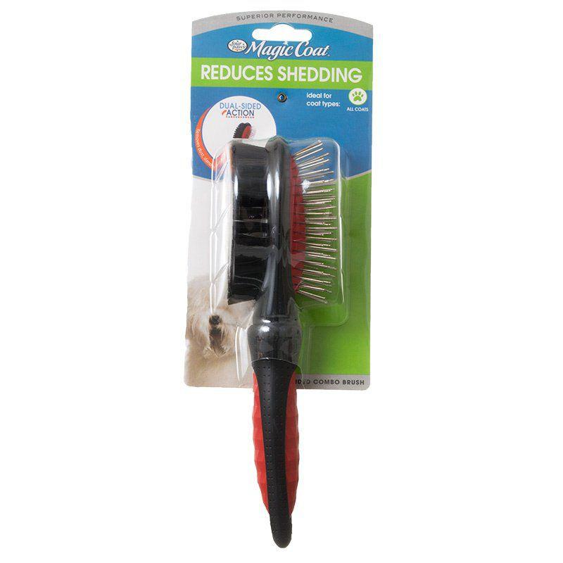 Magic Coat Dual-Sided Combo Brush-Dog-Four Paws-8.5" Long-