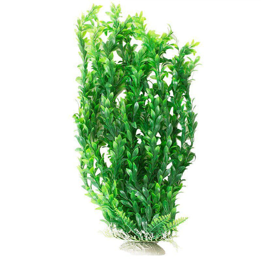 Aquatop Light Green Bushy Aquarium Plant-Fish-Aquatop-26" High w/ Weighted Base-