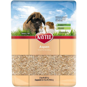Kaytee Aspen Small Pet Bedding & Litter-Small Pet-Kaytee-1 Bail - (2 Cu. Ft. Expands to 4 Cu. Ft.)-