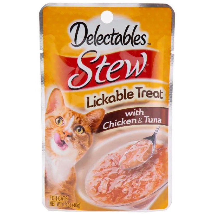 Hartz Delectables Stew Lickable Cat Treats - Chicken & Tuna-Cat-Hartz-1.4 oz-