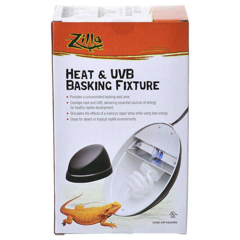 Zilla Heat & UVB Basking Fixture-Reptile-Zilla-Heat & UVB Fixture-