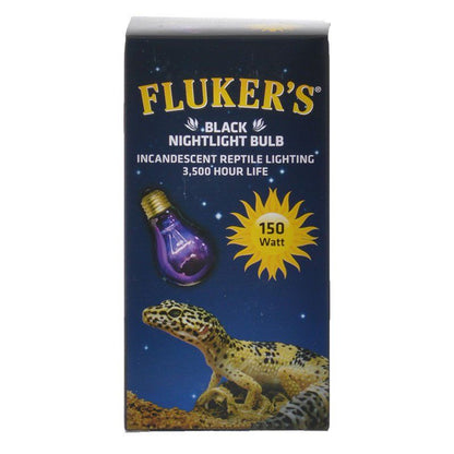 Flukers Black Nightlight Incandescent Bulb-Reptile-Flukers-150 Watt-