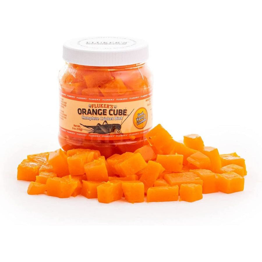 Flukers Orange Cube Complete Cricket Diet-Reptile-Flukers-6 oz-