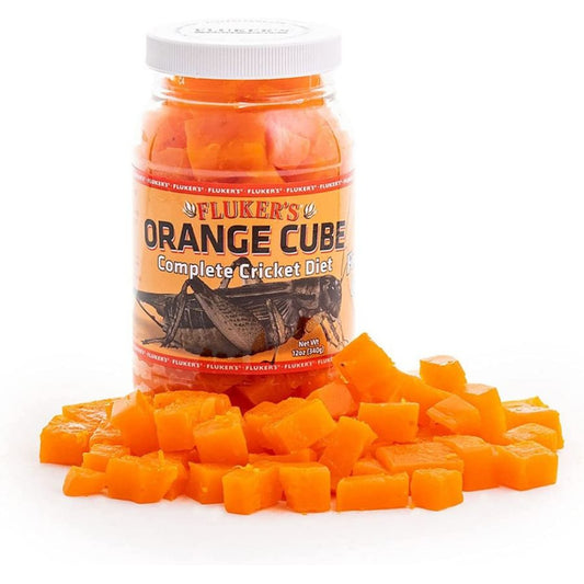 Flukers Orange Cube Complete Cricket Diet-Reptile-Flukers-12 oz-