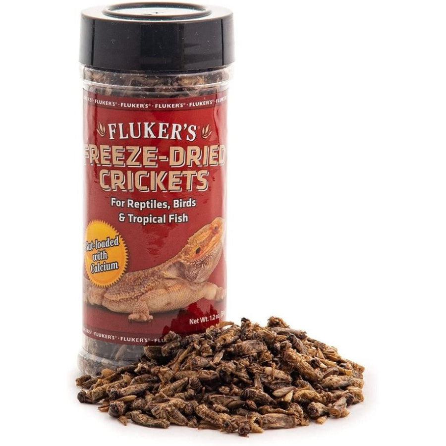 Flukers Freeze-Dried Crickets-Reptile-Flukers-1.2 oz-