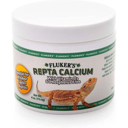 Flukers Calcium with D3-Reptile-Flukers-4 oz-