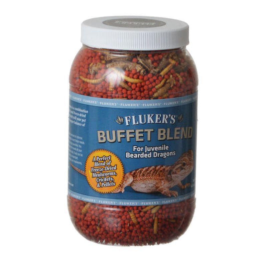 Flukers Buffet Blend for Juvenile Bearded Dragons-Reptile-Flukers-4.4 oz-