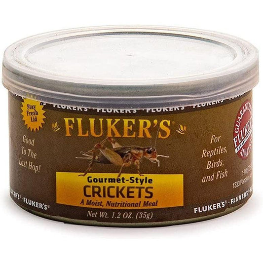 Flukers Gourmet Style Canned Crickets-Reptile-Flukers-1.2 oz-