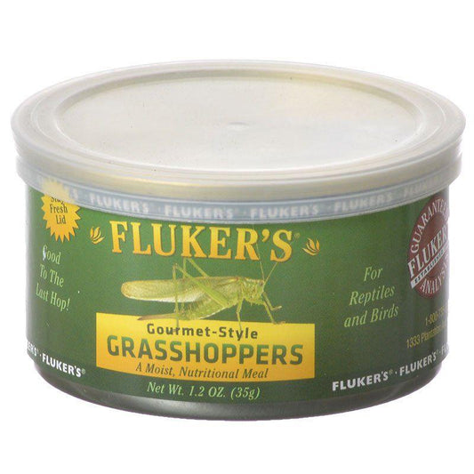 Flukers Gourmet Style Canned Grasshoppers-Reptile-Flukers-1.2 oz-