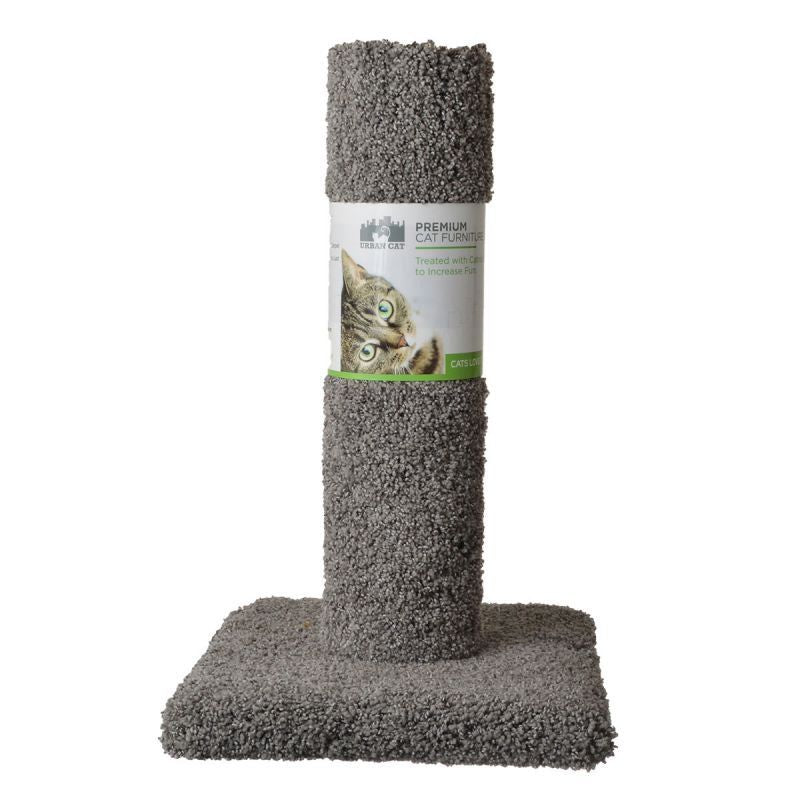 Urban Cat Cat Carpet Scratching Post-Cat-North American Pet Products-20" High (Assorted Colors)-