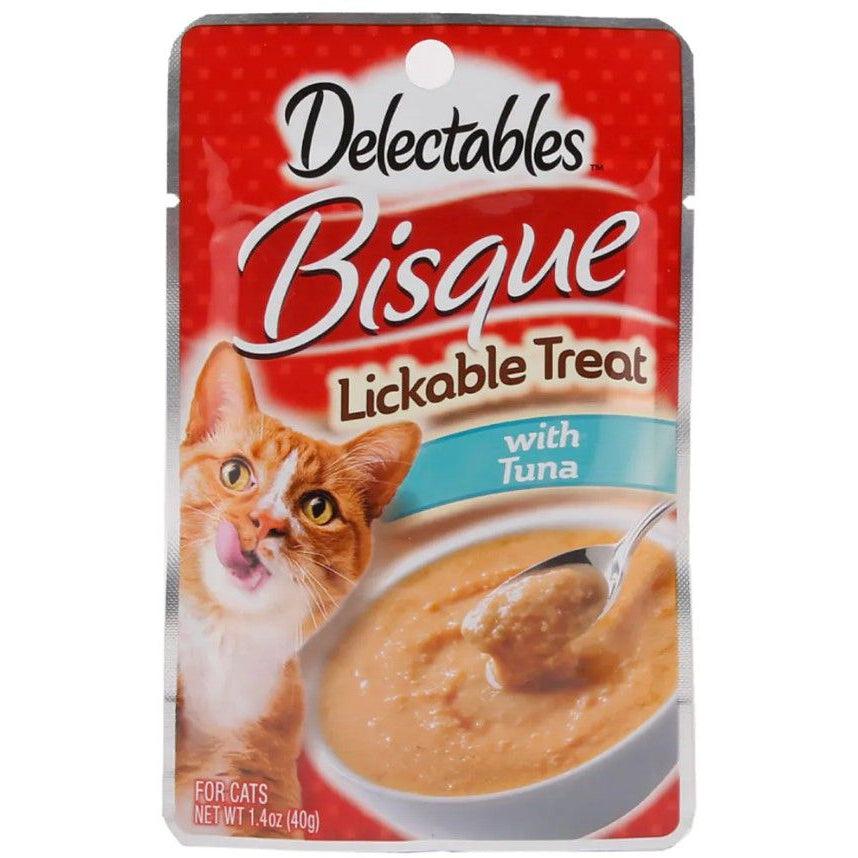 Hartz Delectables Bisque Lickable Cat Treats - Tuna-Cat-Hartz-1.4 oz-