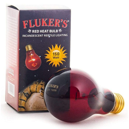 Flukers Red Heat Incandescent Bulb-Reptile-Flukers-150 Watt-