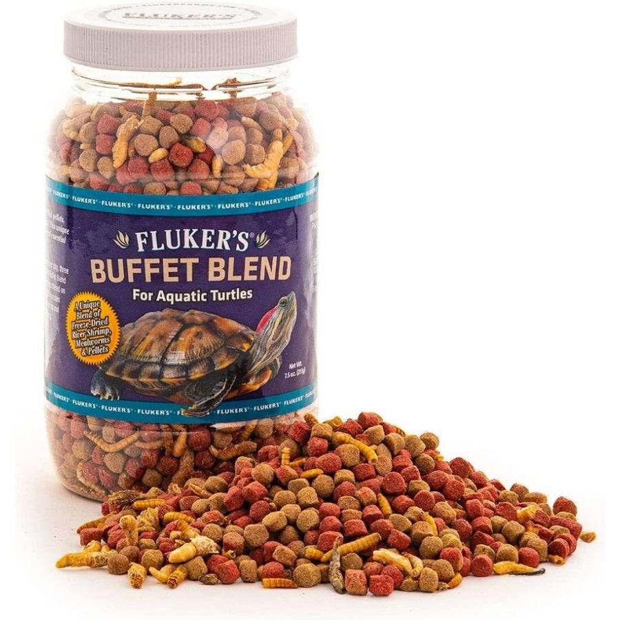 Flukers Buffet Blend for Aquatic Turtles-Reptile-Flukers-7.5 oz-