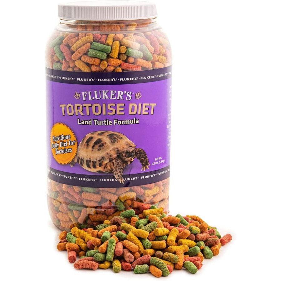 Flukers Tortoise Diet - Large Pellet-Reptile-Flukers-3.25 lbs-