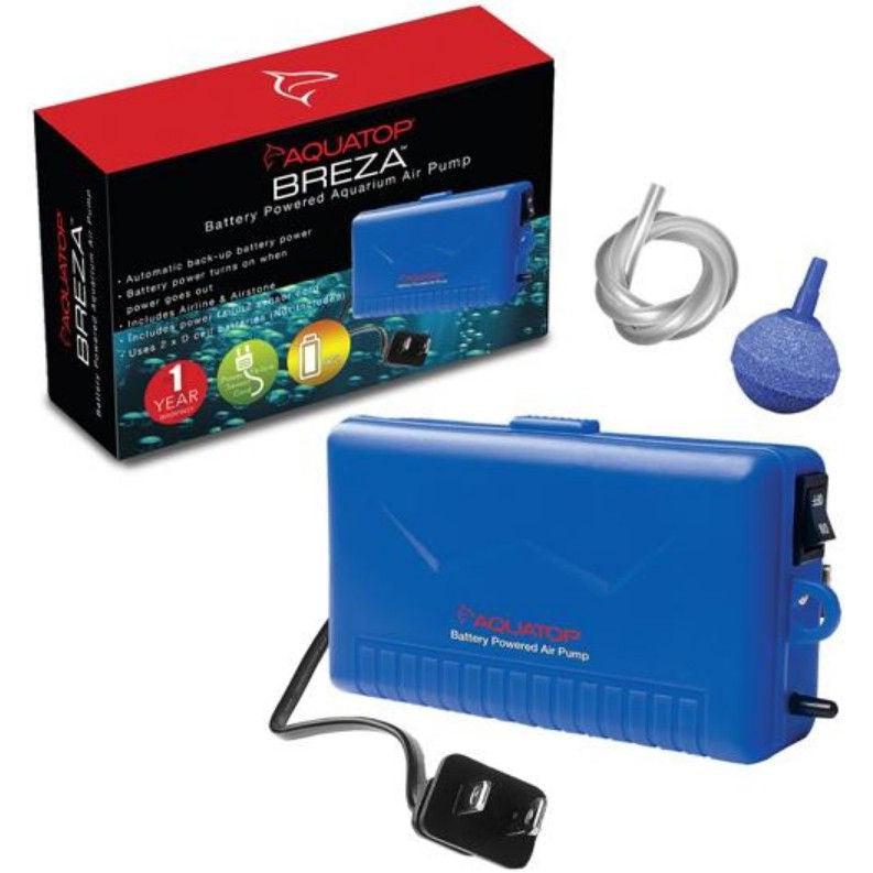 Aquatop Breza Battery Powered Aquarium Air Pump-Fish-Aquatop-1 Count-