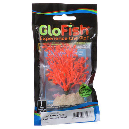GloFish Orange Aquarium Plant-Fish-GloFish-Small - (4"-5.5" High)-