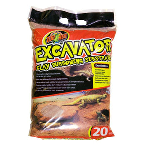 Zoo Med Excavator Clay Burrowing Reptile Substrate-Reptile-Zoo Med-20 lbs-