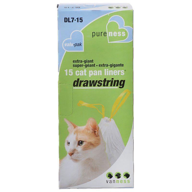 Van Ness Drawstring Cat Pan Liners-Cat-Van Ness-X-Giant (15 Pack)-