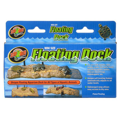 Zoo Med Floating Turtle Dock-Reptile-Zoo Med-Mini - 5 Gallon Tanks - (8" Long x 3.5" Wide)-