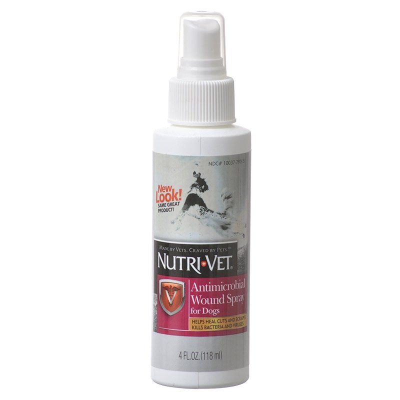 Nutri-Vet Antimicrobial Wound Spray for Dogs-Dog-Nutri-Vet-4 oz-