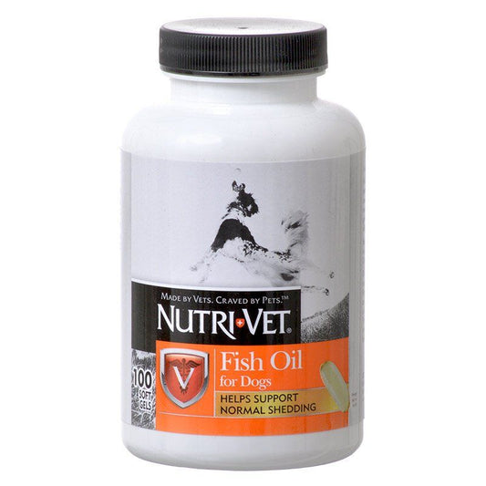 Nutri-Vet Fish Oil Softgels for Dogs-Dog-Nutri-Vet-100 Softgels-