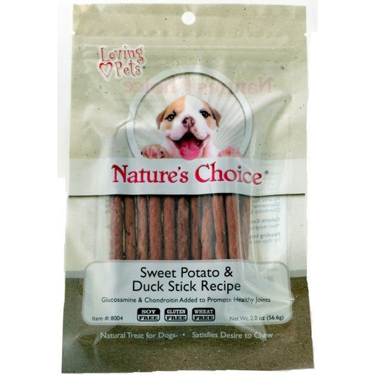 Loving Pets Nature's Choice Sweet Potato & Duck Meat Sticks-Dog-Loving Pets-2 oz-