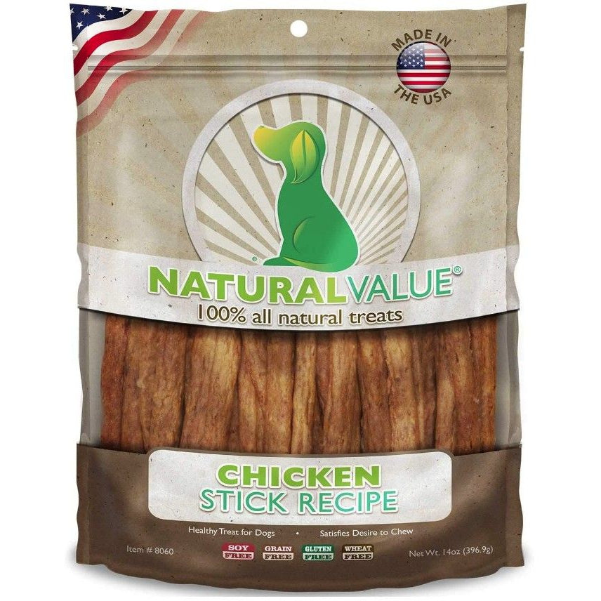 Loving Pets Natural Value Chicken Sticks-Dog-Loving Pets-14 oz-