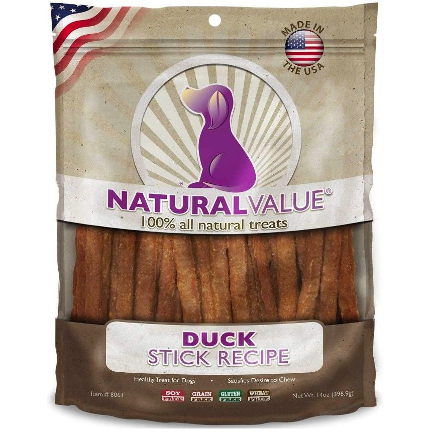 Loving Pets Natural Value Duck Sticks-Dog-Loving Pets-14 oz-