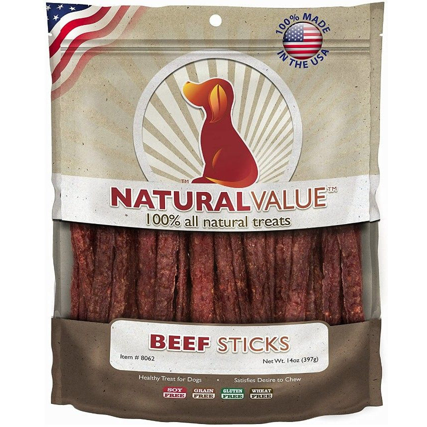 Loving Pets Natural Value Beef Sticks-Dog-Loving Pets-14 oz-