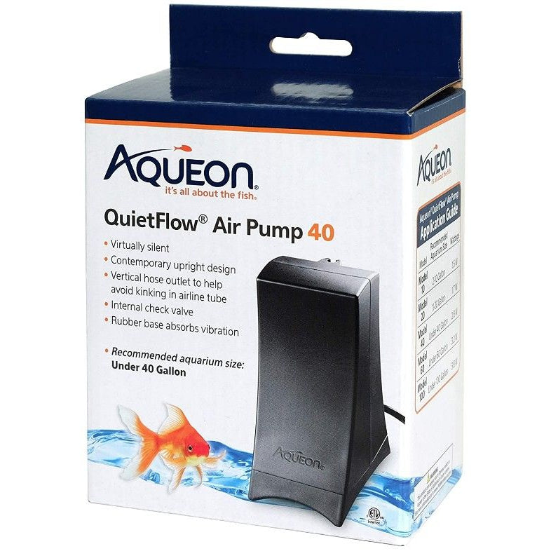 Aqueon QuietFlow Air Pump-Fish-Aqueon-Air Pump 40 - (Up to 40 Gallon Aquariums)-