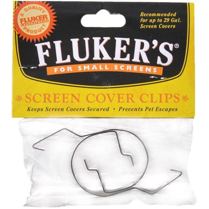 Flukers Screen Cover Clips-Reptile-Flukers-Small (Tanks up to 29 Gallons)-