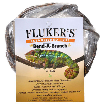 Flukers Bend-A-Branch Terrarium Decoration-Reptile-Flukers-Small - 1/8" Diameter (6' Long)-