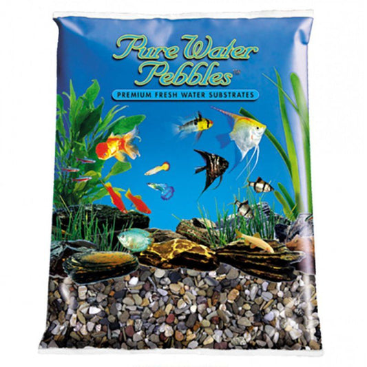 Pure Water Pebbles Aquarium Gravel - River Jack-Fish-Pure Water Pebbles-5 lbs (6.3-9.5 mm Grain)-