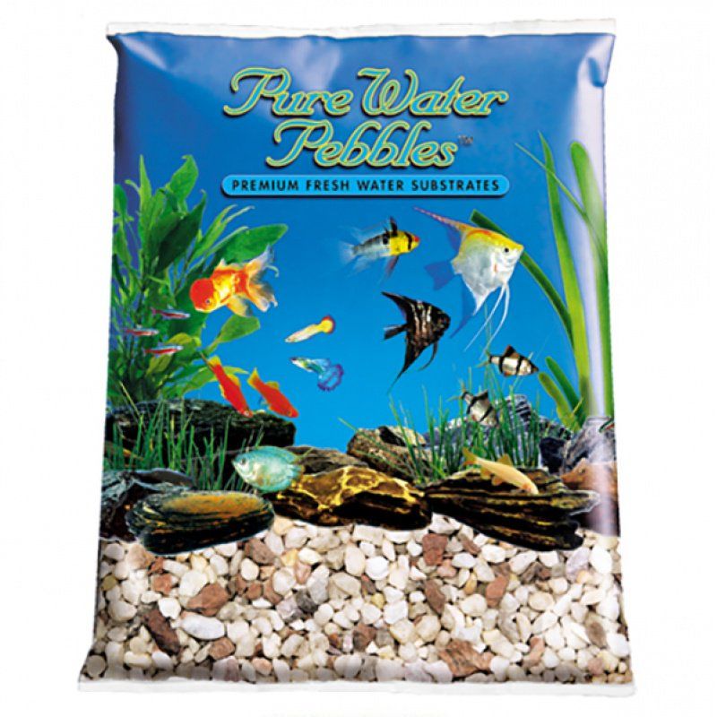 Pure Water Pebbles Aquarium Gravel - Custom Blend-Fish-Pure Water Pebbles-25 lbs (6.3-9.5 mm Grain)-