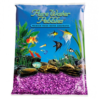 Pure Water Pebbles Aquarium Gravel - Purple Passion-Fish-Pure Water Pebbles-5 lbs (3.1-6.3 mm Grain)-
