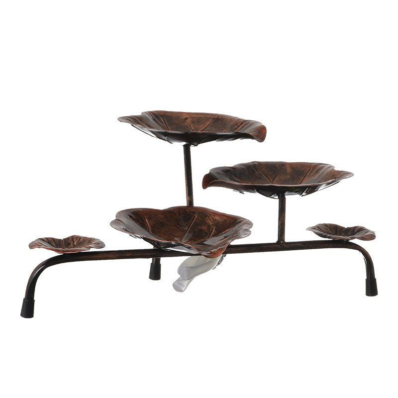 Beckett 3-Leaf Tiered Pond Spitter-Fish-Beckett-11"L x 7"W x 14"H-