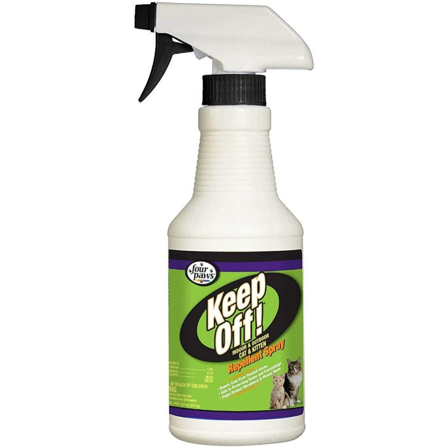 Four Paws Keep Off! Indoor & Outdoor Dog & Cat Repellent Spray-Dog-Four Paws-16 oz-