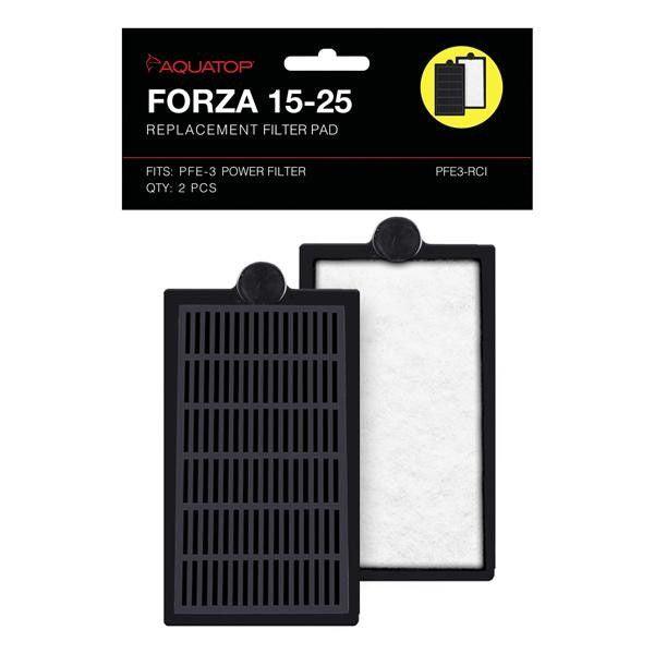 Aquatop Replacement Filter Pads with Activated Carbon-Fish-Aquatop-Pads for PFE-3 Power Filter - 2 Pack-