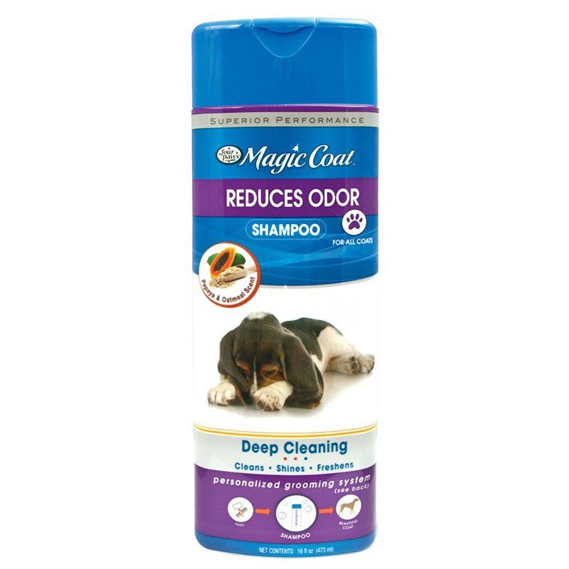 Magic Coat Reduces Odor Dog Shampoo-Dog-Four Paws-16 oz-