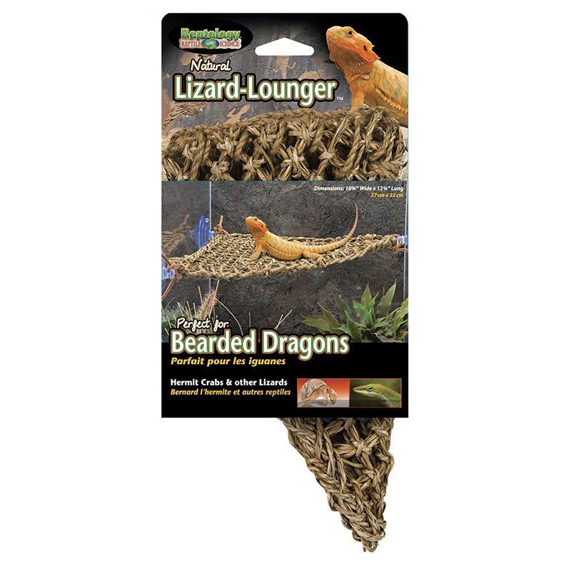 Penn Plax Reptology Natural Lizard Lounger-Reptile-Penn Plax-Small - (10.75"L x 12.75"W)-