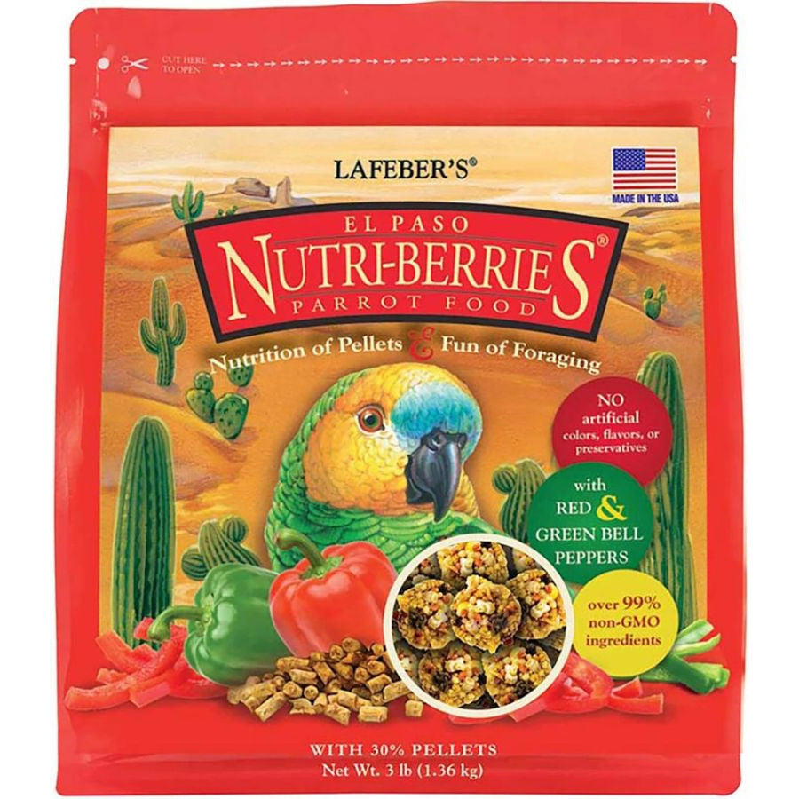 Lafeber El Paso Nutri-Berries Parrot Food-Bird-Lafeber-3 lbs-