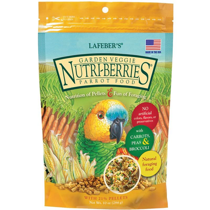 Lafeber Garden Veggie Nutri-Berries Parrot Food-Bird-Lafeber-10 oz-