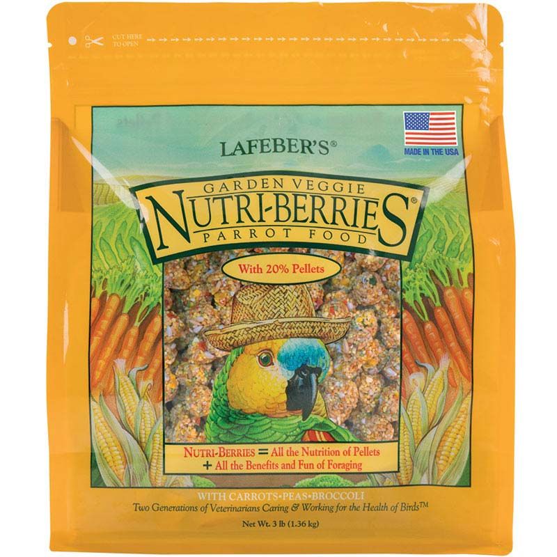 Lafeber Garden Veggie Nutri-Berries Parrot Food-Bird-Lafeber-3 lbs-